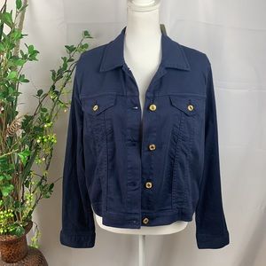 NFS HOLD FOR @BUSYGIRL88 
Michael Kors Navy Blazer Jacket Size XL